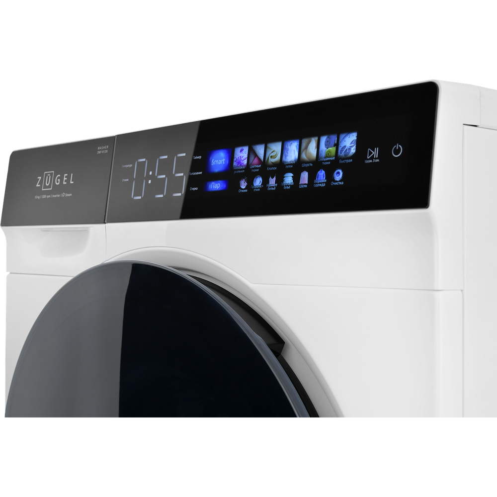 Стиральная машина ZUGEL ZWF10120I Inverter Steam