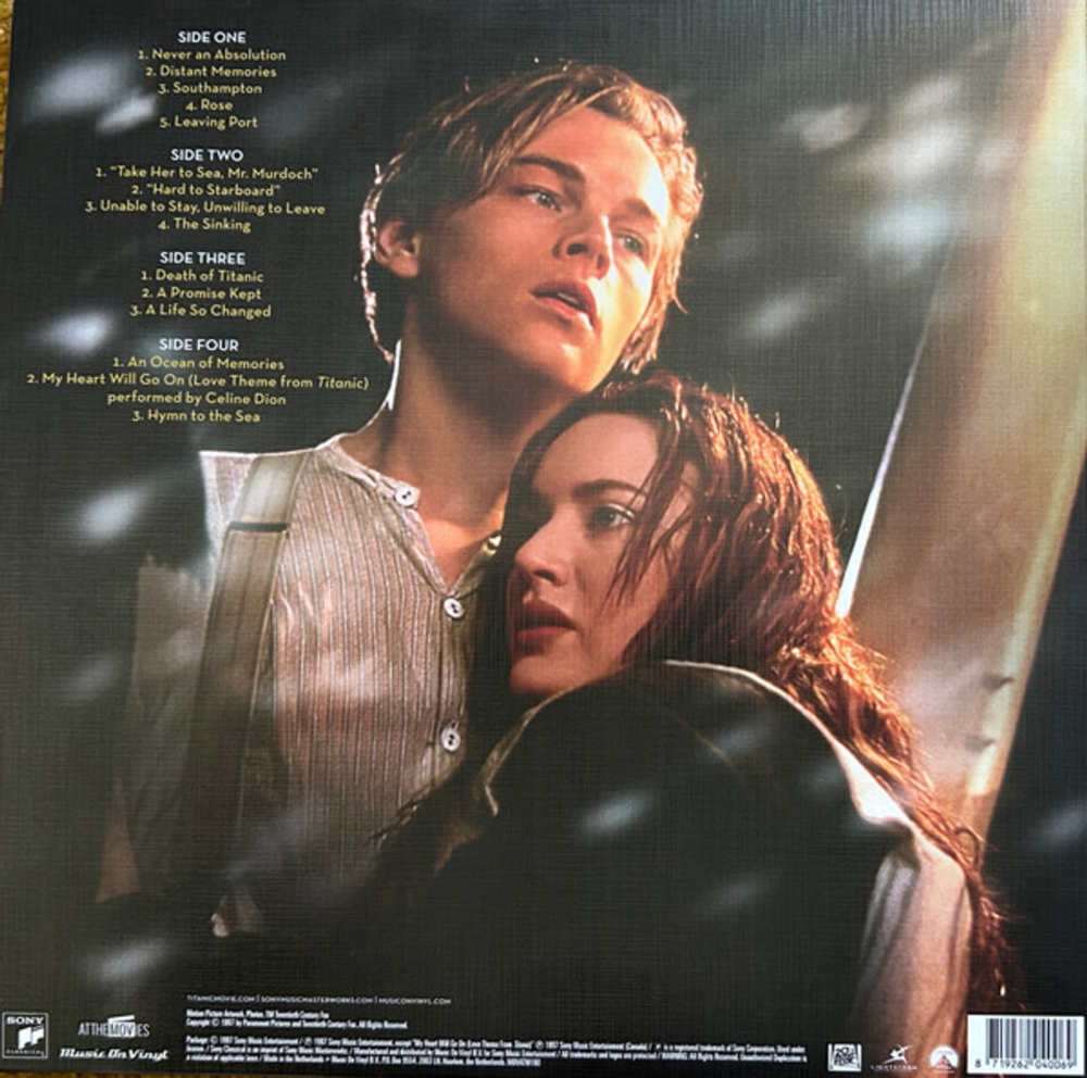 James Horner / Titanic (Music From The Motion Picture)(Limited Edition)(Coloured Vinyl)(2LP)
