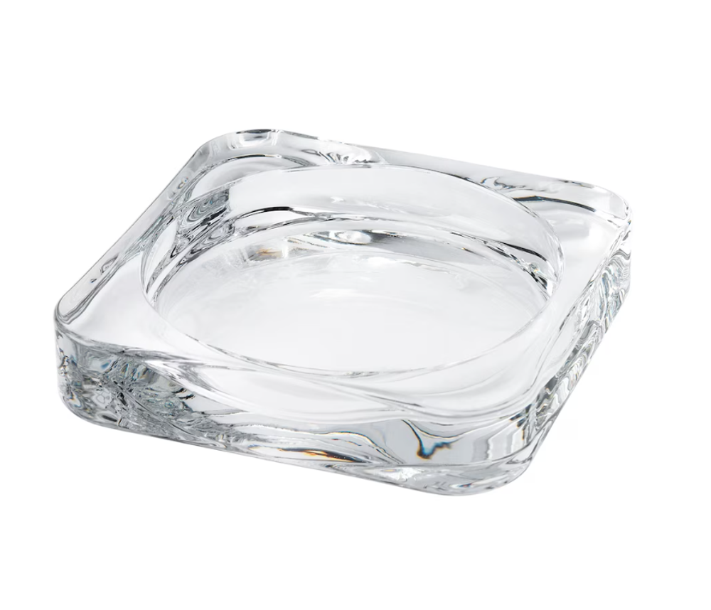 ГЛАСИГ GLASIG Подсвечник 10x10 см, прозрачное стекло