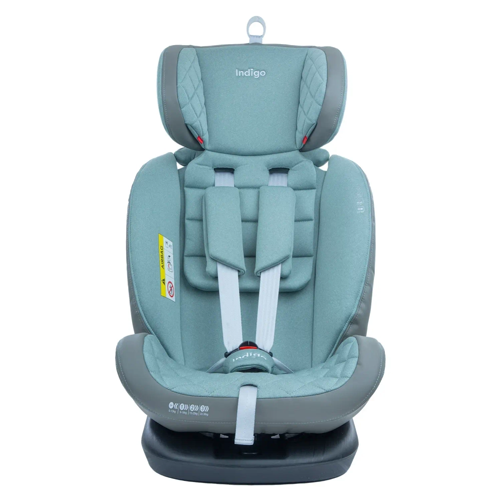 Автокресло Indigo AERO ISOFIX, ST-3, группа 0+1+2+3 (0-36 кг) шалфей
