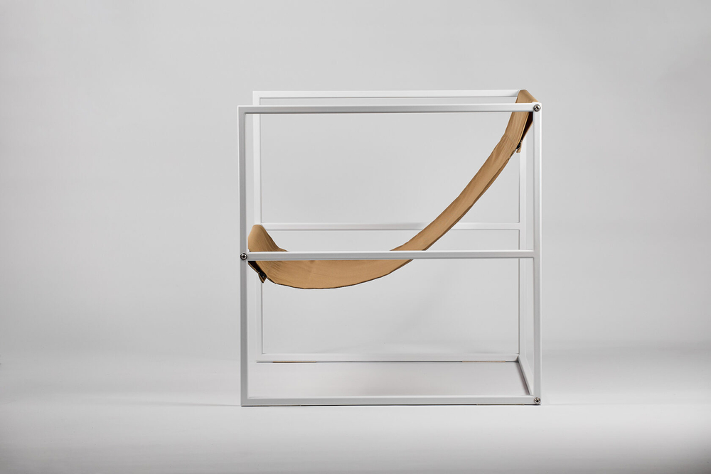 Уличное кресло TESS Outdoor Chair white / taupe textile (Up!Flame)