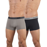 Набор из 2 трусов-боксеров Emporio Armani - серых и темно-синих (Размер: XXL) (Цвет: разноцветный)