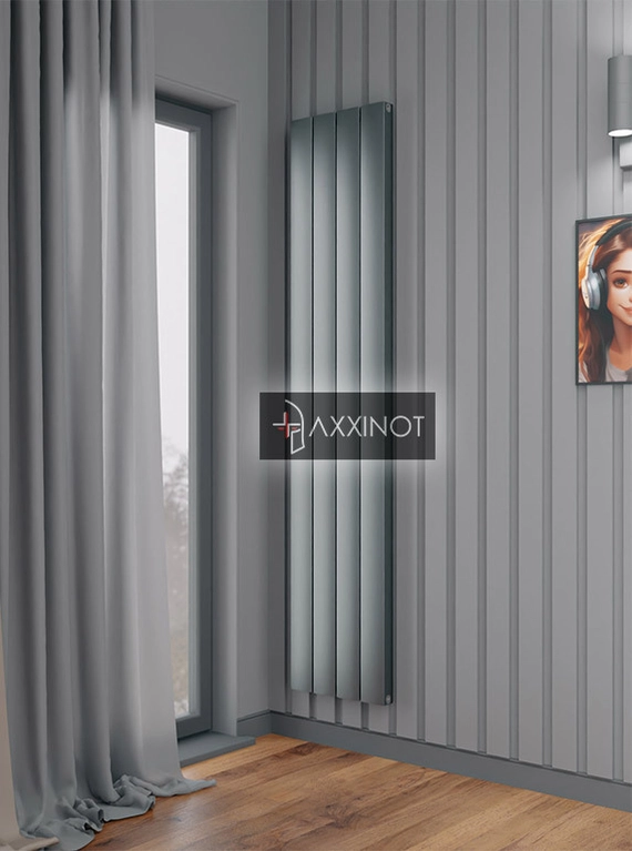 Axxinot Barkas V 1800 - вертикальный алюминиевый радиатор высотой 1830 мм