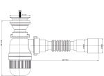 Сифон для раковины 1 1/2" BETTOSERB арт.125321