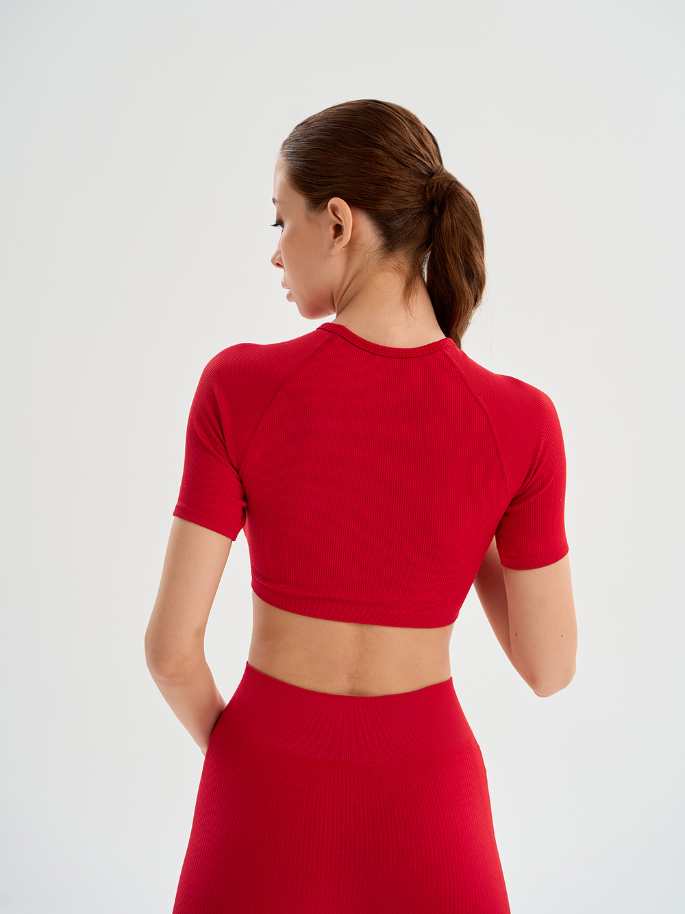 Топ с коротким рукавом 1560 Shirt with short sleeve Rib