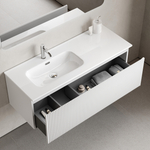 Тумба подвесная Sancos Snob R 1.0 с одним ящиком 1195х445х406, Bianco, SNR1.0120LW, арт. SNR1.0120LW
