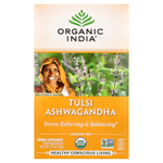 Organic India, чай с тулси и ашвагандой, без кофеина, 18 пакетиков для заваривания, 36 г (1,27 унции)
