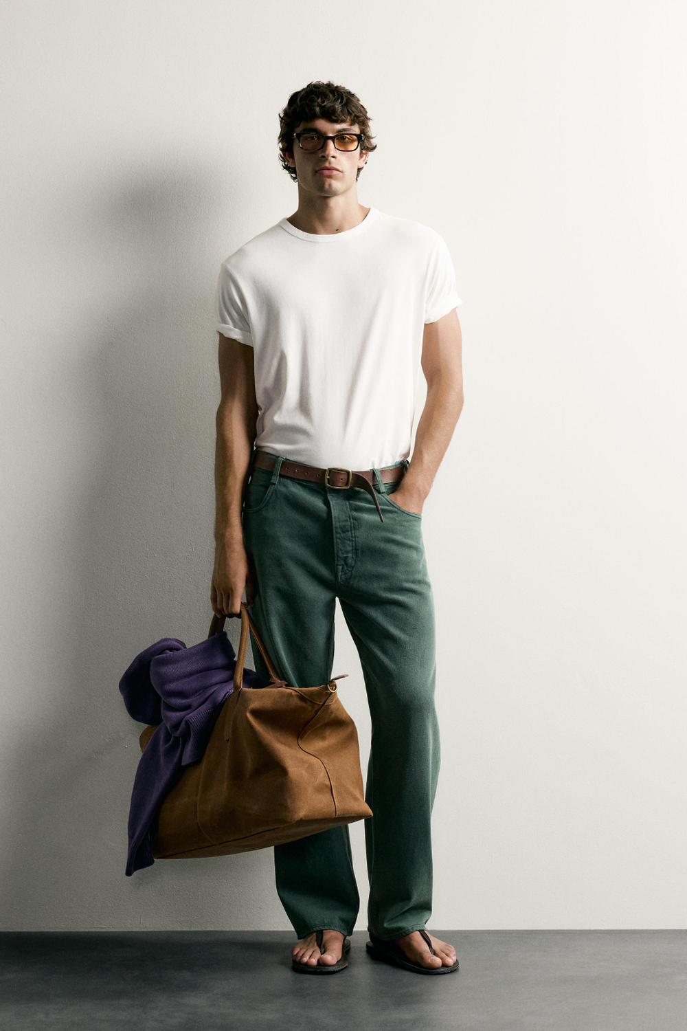 ДЖИНСЫ RELAXED FIT СО СТРЕЛКАМИ — ZARA · 0840/311