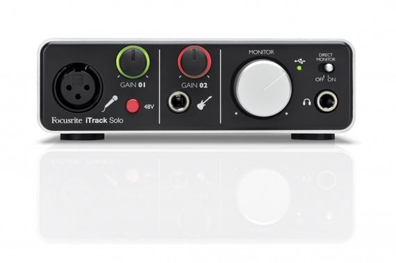 FOCUSRITE iTrack Solo (Lightning), микрофонный предусилитель