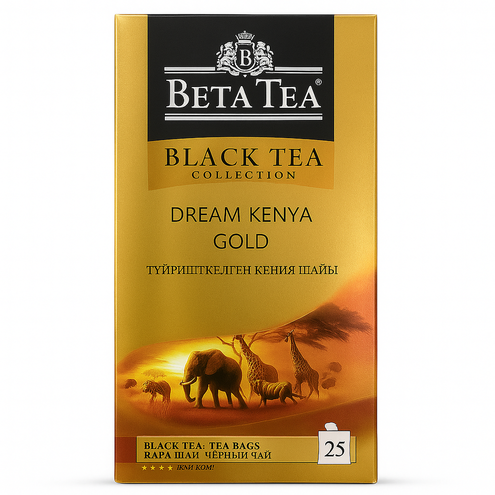 Чай черный Beta Tea Gold 25 пакетиков