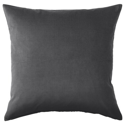 IKEA SANELA  (ИКЕА САНЕЛА)  -  Наволочка, темно-серая, 50x50 см
