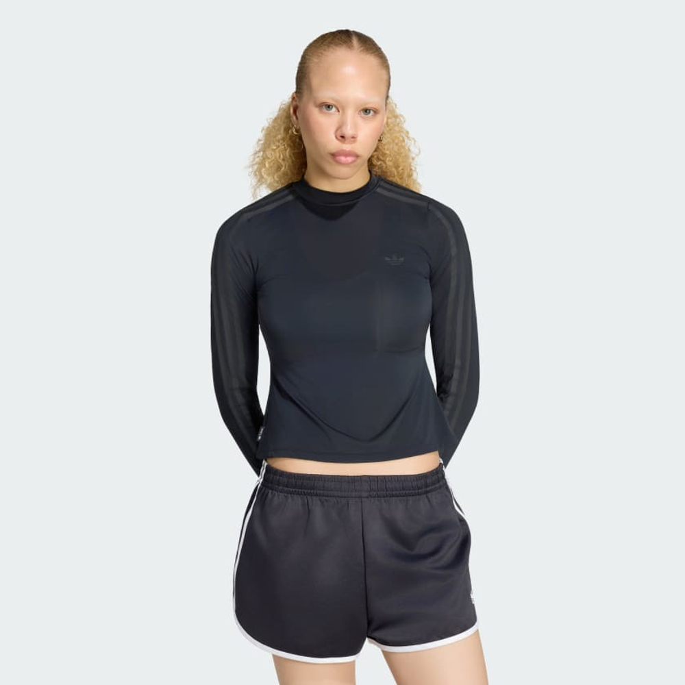 Футболка с длинным рукавом Adidas Originals от Дженни, прозрачная. - Adidas