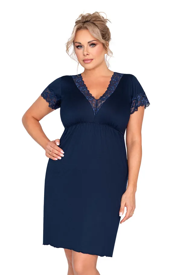 Mariza plus nightdress Dark Blue