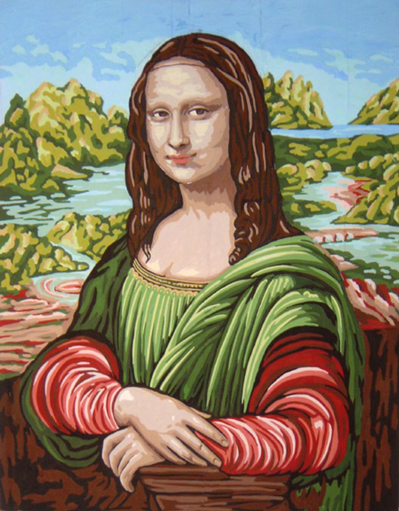 Рисунок для вышивания Soulos (канва жесткая), Джоконда, 50х60 см Рисунок для вышивания Soulos (канва жесткая), Джоконда, 50х60 см