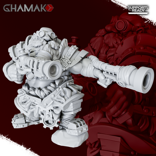Grand Alliance Order  Kharadron Overlords Dwarf Дварф инженер с парными пистолетами миниатюра для dnd, днд, pathfinder, фентези, Настольная игра, НРИ, Варгейм, РПГ