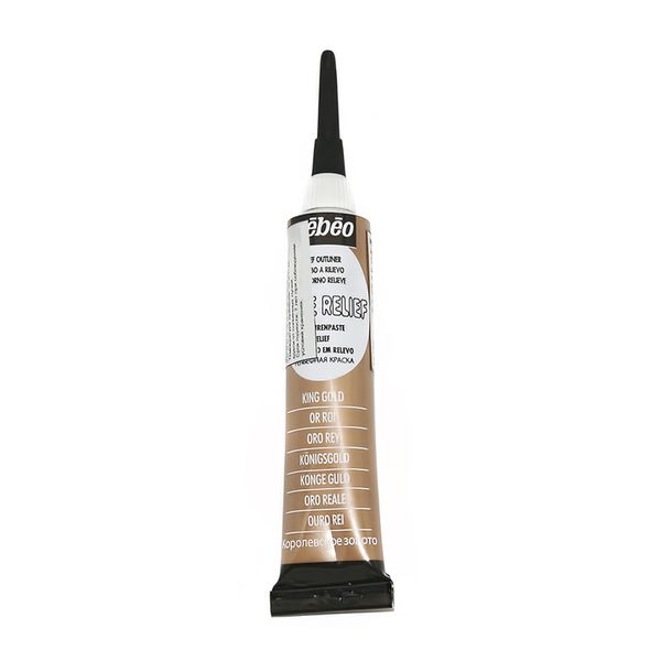 Краска рельефная Cerne relief 20 мл, 773100 под королевское золото, Pebeo