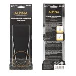Спицы круговые ⌀2.5 мм, 40 см, с металлическим тросиком, Alpina SIL-40