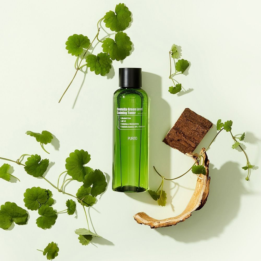Бесспиртовой тонер с центеллой PURITO Centella Green Level Calming Toner