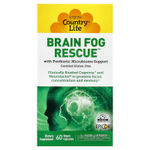 Country Life, Brain Fog Rescue™, 60 веганских капсул