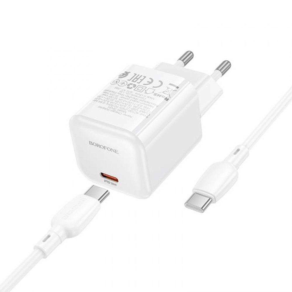 Зарядное устройство на Type-C Borofone BN34 (white)