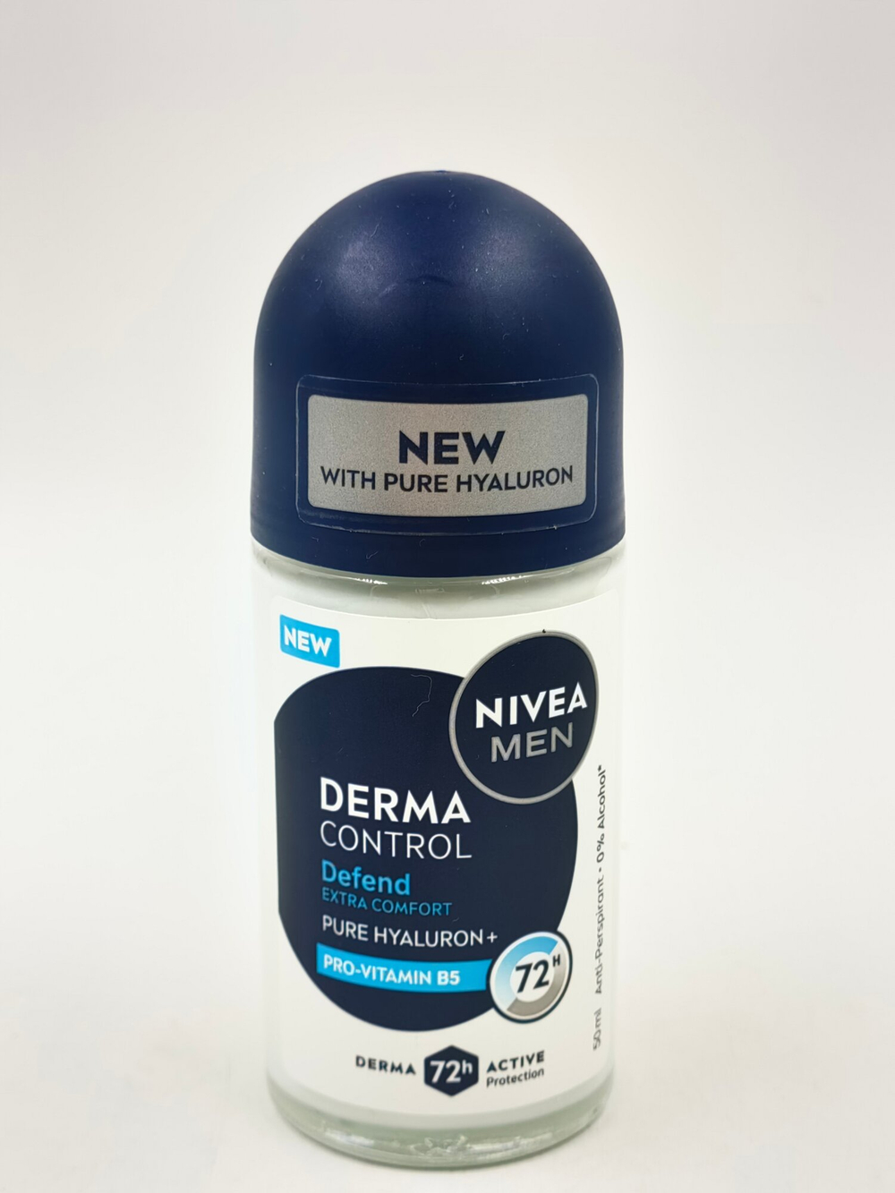 Антиперспирант мужской NIVEA "Derma Control", роликовый, 72 ч защиты, с гиалуроновой кислотой и В5, 50 мл