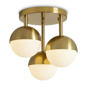 Люстра на штанге 3*E27 FR5449CL-03G золото Polli Freya