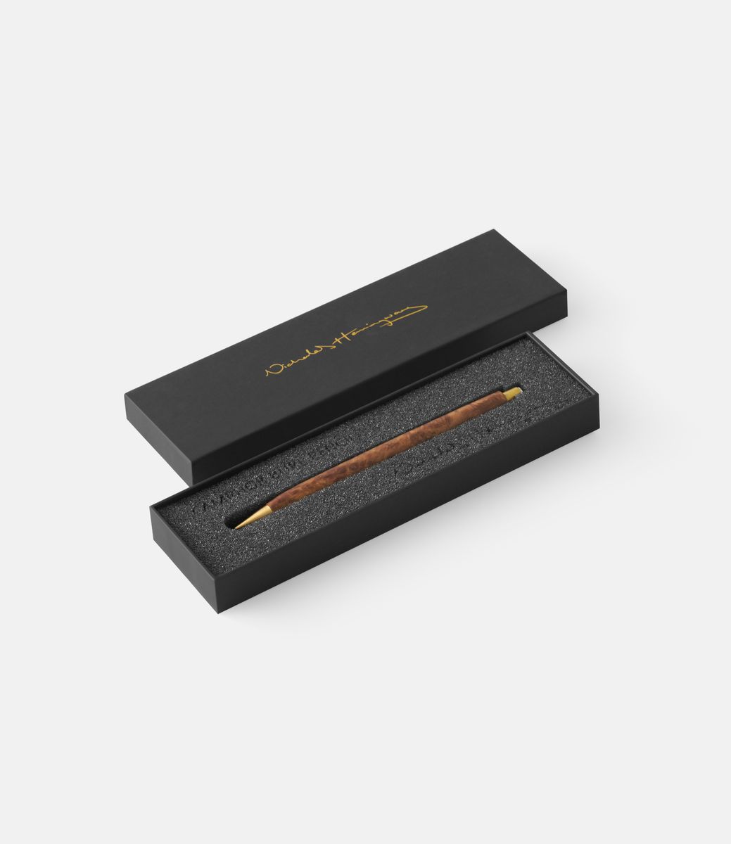 Nicholas Hemingway Camphor Burl Mechanical pencil — механический карандаш из камфорного капа