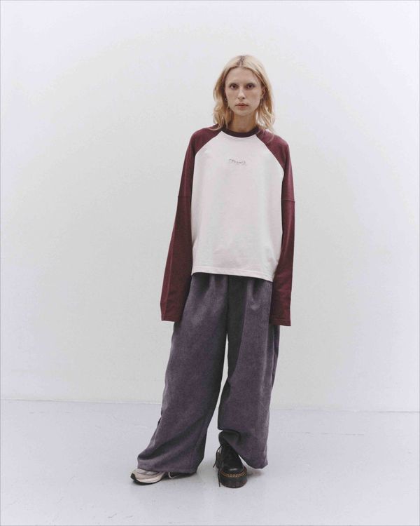 Брюки Velvet Baggy Pants Lava Smoke серые - фото 2