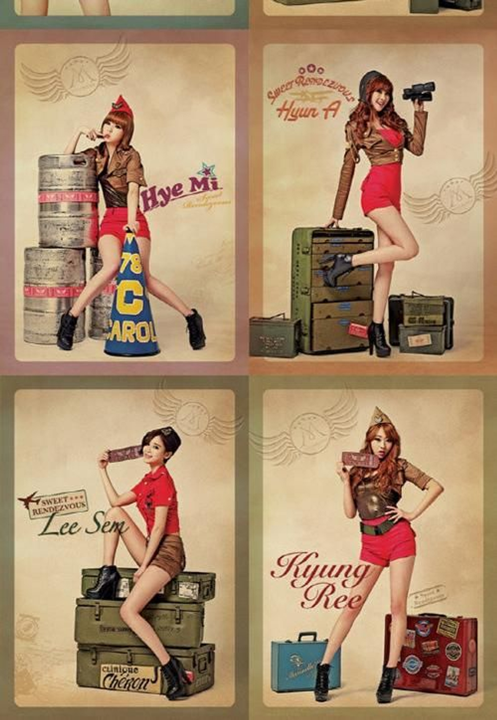 Альбом NINE MUSES - SWEET RENDEZVOUS 1st Mini Album
