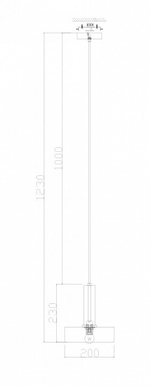 Подвесной светильник Freya Izza FR4008PL-01BBS