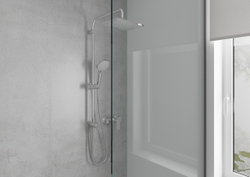 Смеситель для душа Hansgrohe Vernis Shape однорычажный, внешнего матовый чёрный 71650670