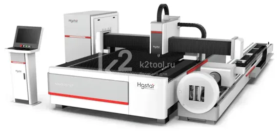 Комбинированный станок лазерной резки HGTECH SMART4015T с одним столом