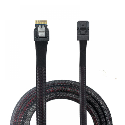 Кабель Mini SAS HD SFF-8643 - SLIMLINE SASx4 SFF-8654 1.0 м