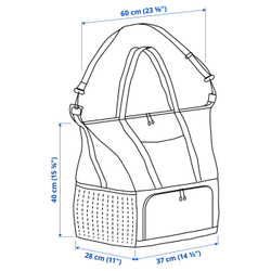 IKEA KLOTPIL  (ИКЕА КЛОТПИЛ)  -  Сумка-холодильник 38x24x40 см