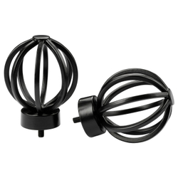 IKEA TALLBARSMAL  (ИКЕА ТАЛЛБАРСМАЛ)  -  Наконечники, 1 пара - чёрные