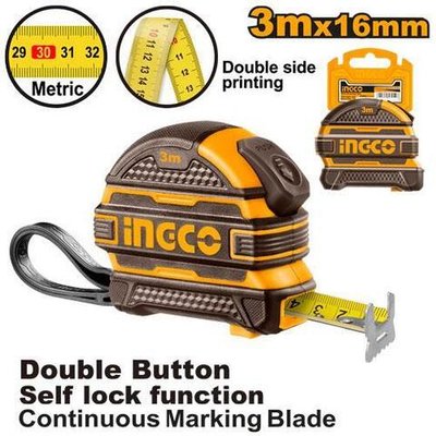 Рулетка 3х16 мм SUPER INGCO HSMT08316-1