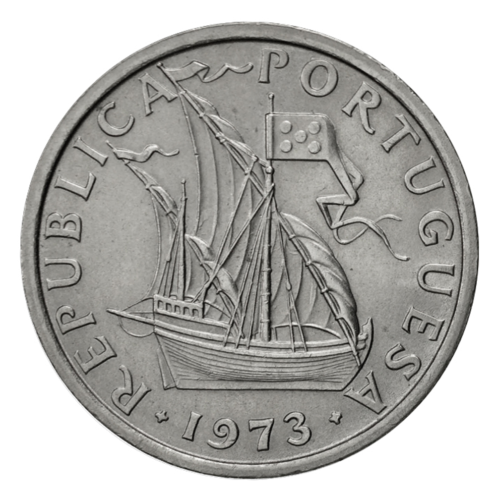 10 эскудо Парсуник 1973 год, Португалия. aUNC