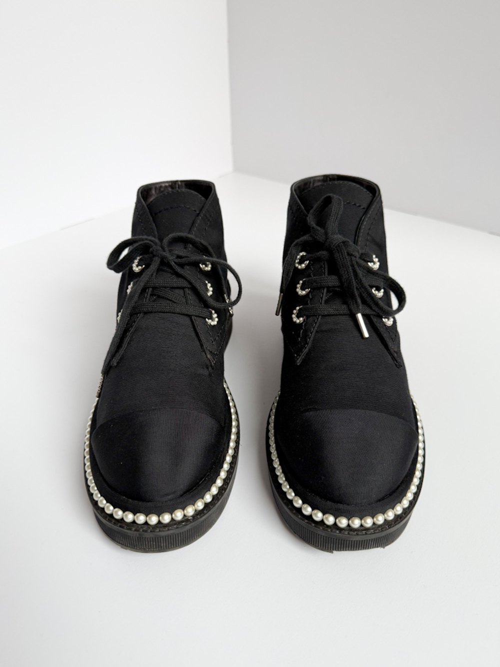 Текстильные ботинки Chanel, 38