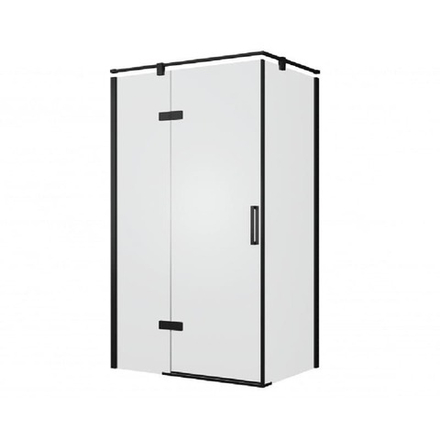 BS120.3112AB Душевой уголок Bravat Blackline R 1200*800*1950 левый прямоугольный черный