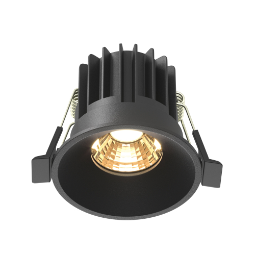 Встраиваемый светодиодный светильник Maytoni Round DL058-7W2.7K-B