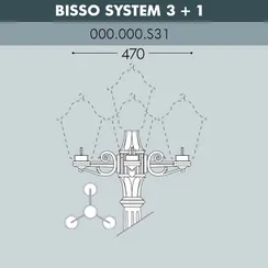 Консоль Bisso 000.000.S31.A0 Fumagalli