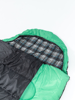 Спальный мешок MAXFORT EXTREME L-zip от -27С(одеяло с подголов фланель 195+35*90см)INDI