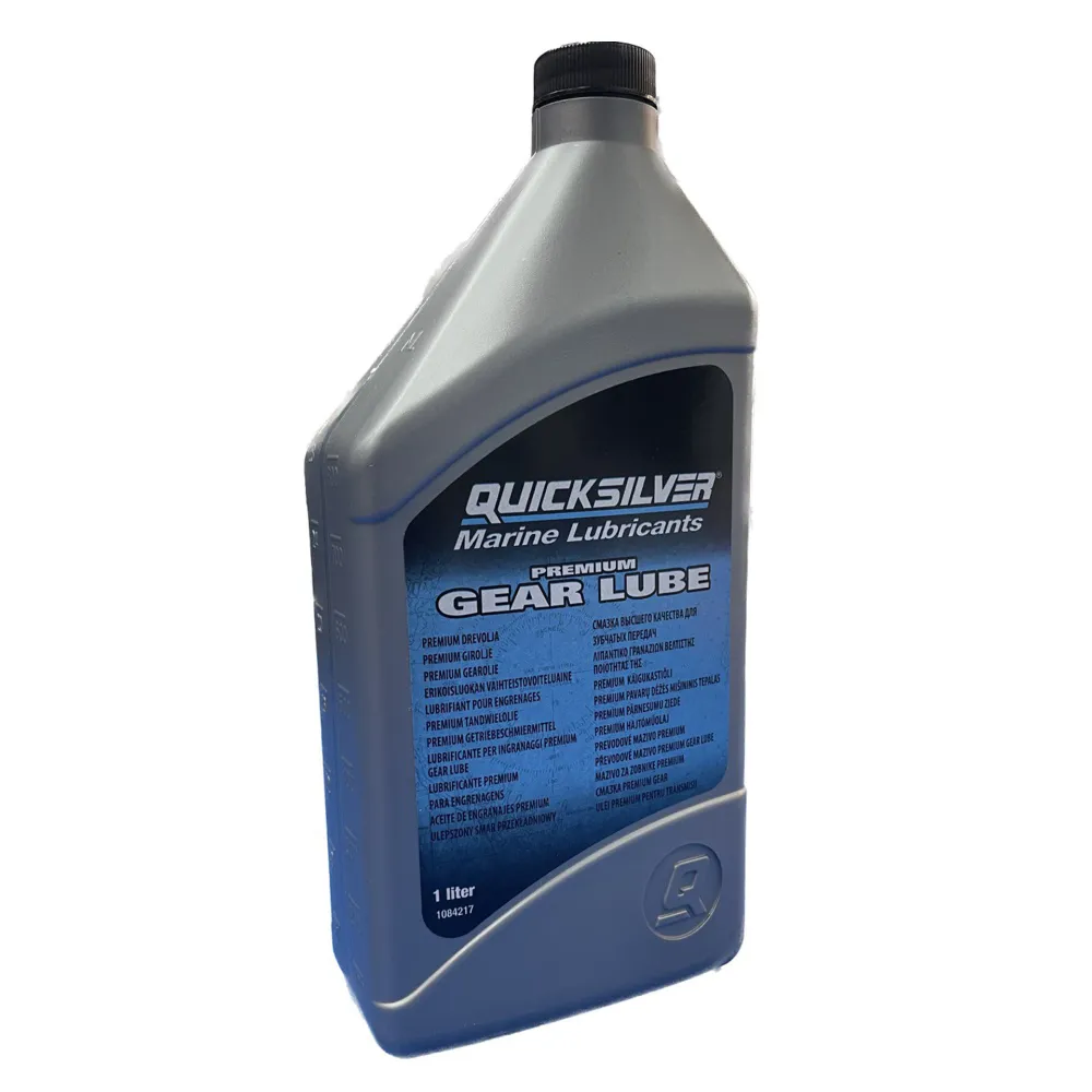Масло трансмиссионное Quicksilver Premium Gear Lube SAE 80W90, 1 л