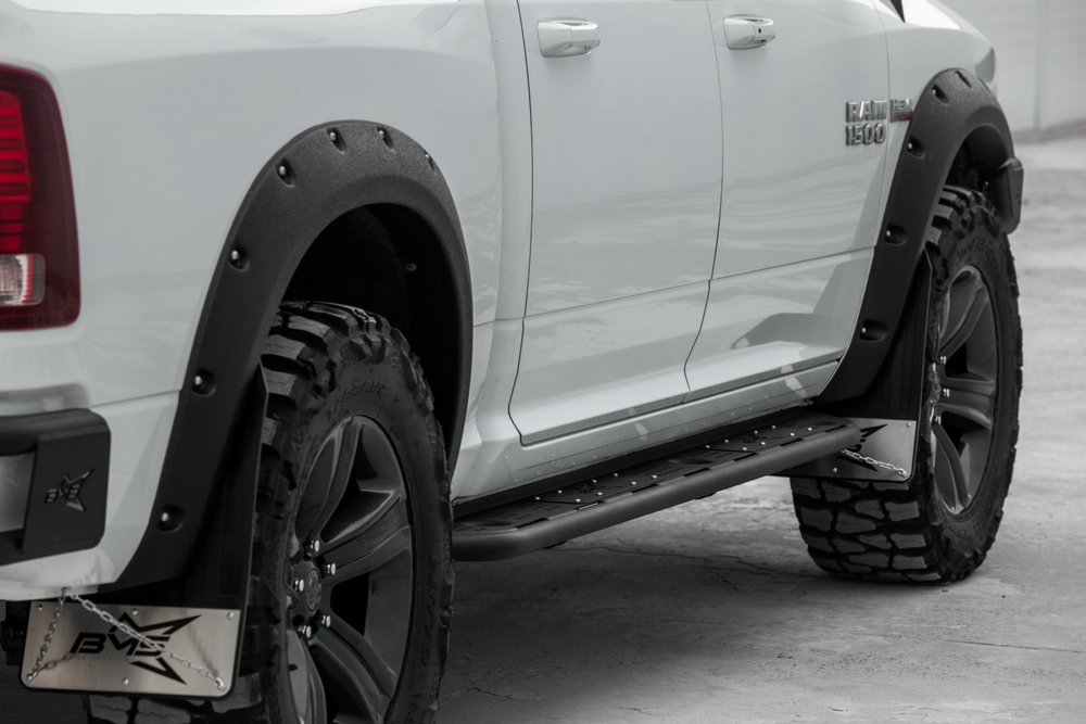 Пороги силовые BMS ALFA для Додж Рам 1500 Crew Cab 2009-2017