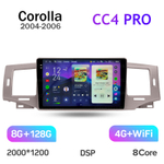 Teyes CC4 Pro 9" для Toyota Corolla 2004-2006