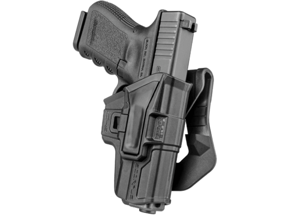 Кобура поворотная для Glock 9 мм (правша), зеленый, черный, Fab Defense