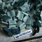 Зеленая колотая смальта SX14 10x17 мм | ArtWorker