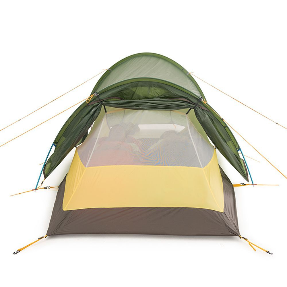 Палатка туристическая 2-местная Naturehike Opalus NH17L001-L, 20D, зеленый, 6976023924781