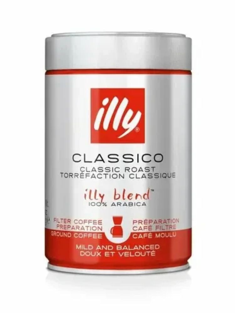 Кофе молотый ILLY FILTER средняя обжарка 250 г