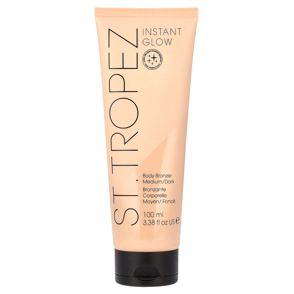 St. Tropez, Instant Glow, бронзер для тела, средний/темный, 100 мл (3,38 жидк. унции)